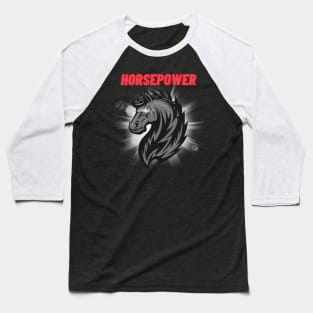 Horsepower Baseball T-Shirt